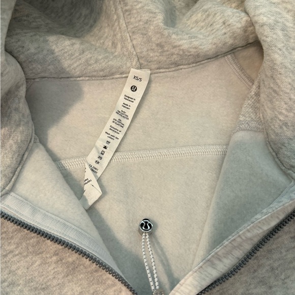 Lululemon Athletica Gray scuba - Picture 2 of 2